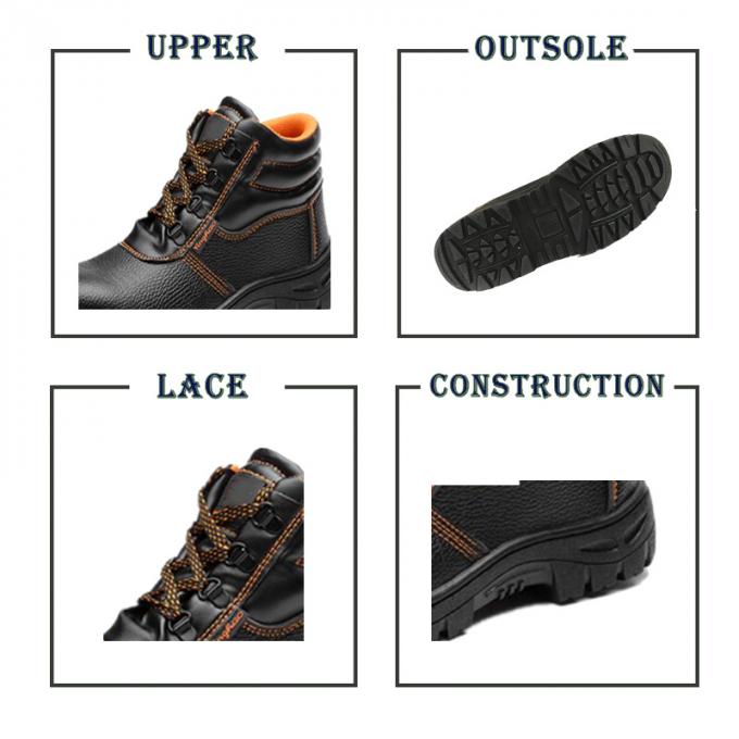 Gli uomini mettono in mostra gli stivali di lavoro della sicurezza del lavoro delle calzature di Puncture Resistant Functional della guardia