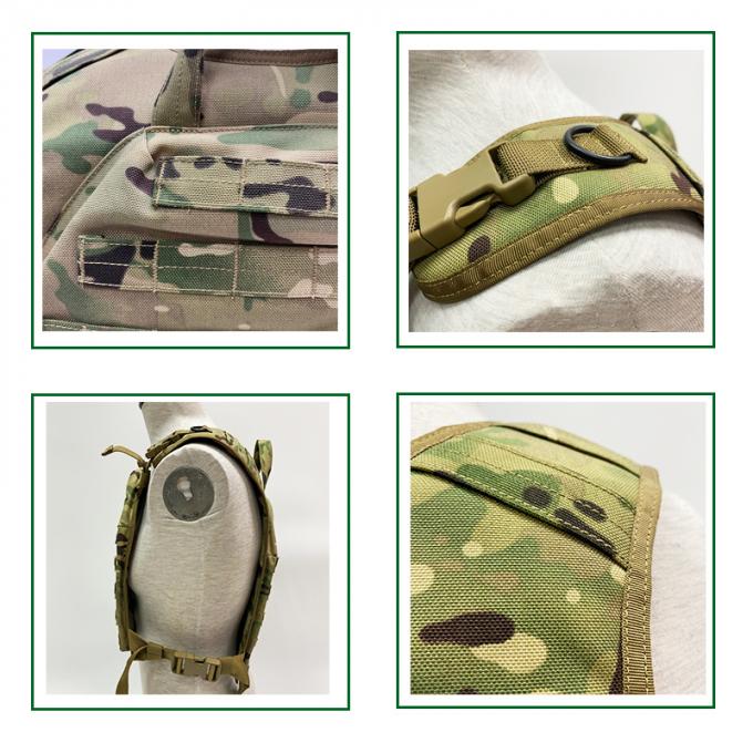 Petto tattico su misura Rig Military Ballistic Plate Carrier della talpa della maglia del cammuffamento