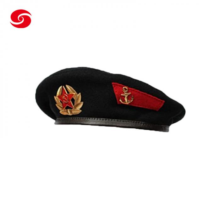 Cappelleria genuina del berretto dell'esercito della lana del cappello unisex sovietico originale unisex russo d'annata del berretto