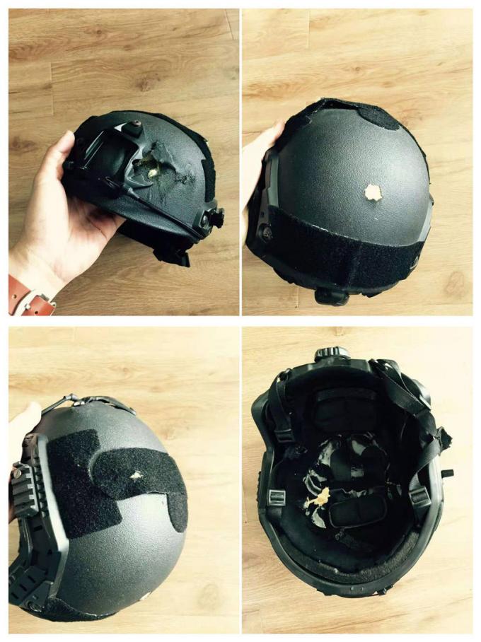 Caschi pieni di Militech della cuffia avricolare d'acciaio del PE di Wendy Bulletproof Helmet Nij 3a