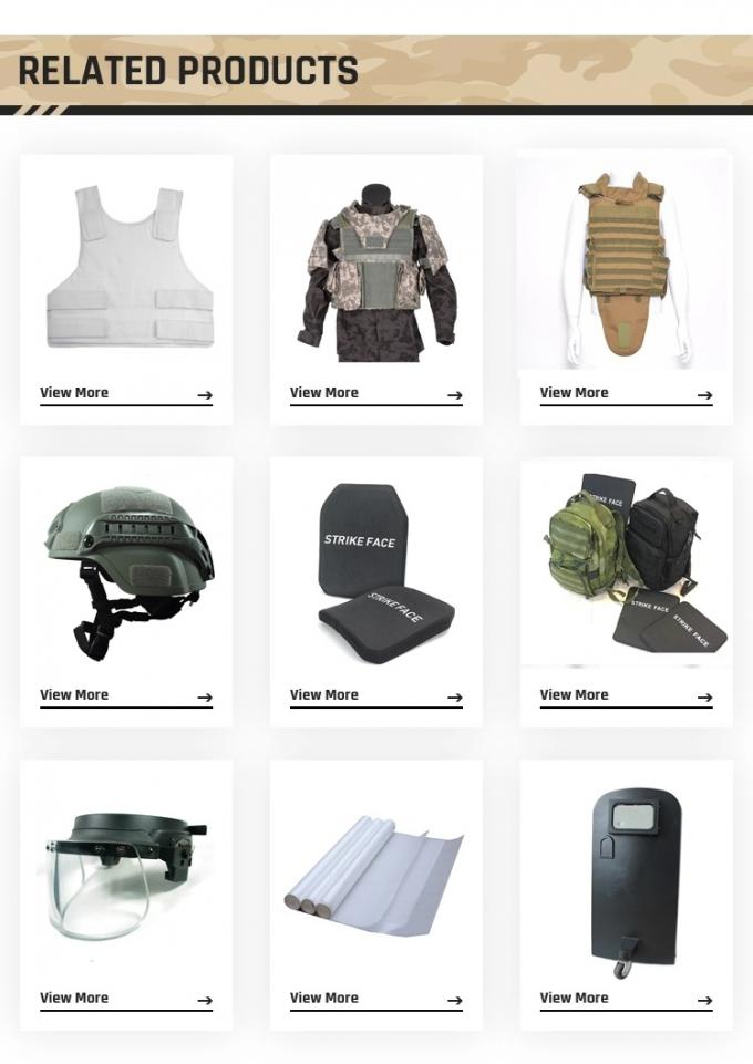 Ente tattico balistico Armor Fast Open Bulletproof Vest della guardia del rivestimento pieno di Kevlar Polyethylene Bulletproof