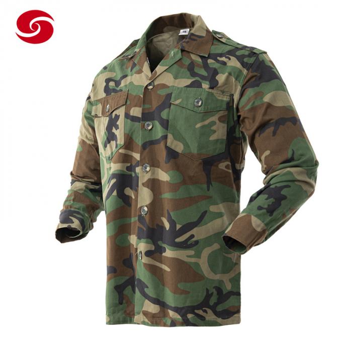 Soldato militare africano Woodland Camouflage Uniform per l'uomo