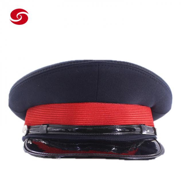 Cappello dell'ufficio dell'esercito degli uomini con Chin Strap Military Peaked Cap