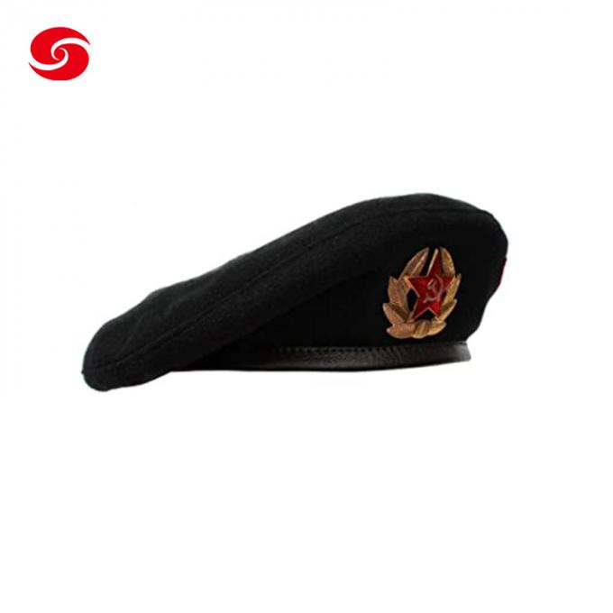 Cappelleria genuina del berretto dell'esercito della lana del cappello unisex sovietico originale unisex russo d'annata del berretto